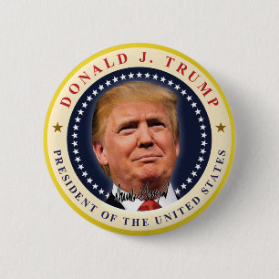 Präsident Donald Trump Einweihung Souvenir Button