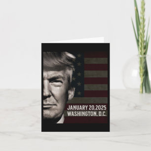 Präsident Donald Trump Einweihungsdatum 2025 Karte