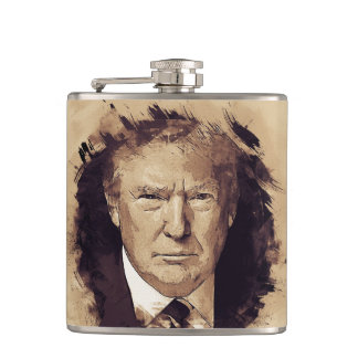 Präsident Donald Trump Flachmann