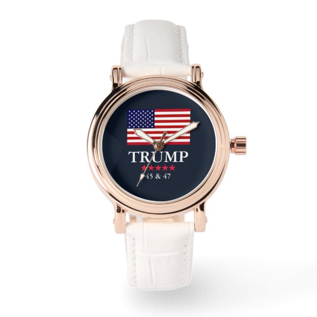 PRÄSIDENT DONALD TRUMP FRAUEN ARMBANDUHR (Vorderseite)