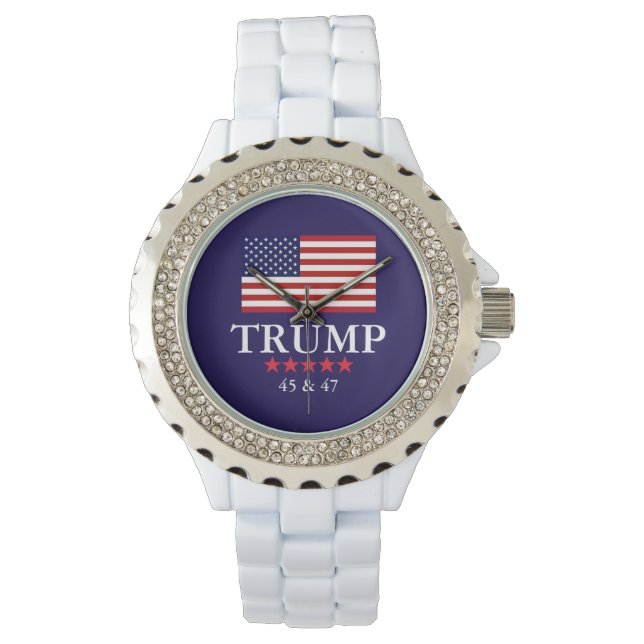 PRÄSIDENT DONALD TRUMP FRAUEN ARMBANDUHR (Vorderseite)