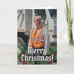 Präsident Donald Trump Garbage Man Weihnachten 202