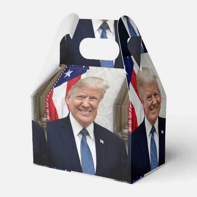 Präsident Donald Trump Geschenkschachtel (Vorderseite)