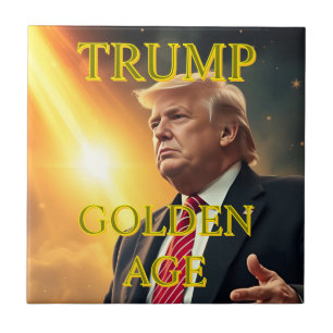 PRÄSIDENT DONALD TRUMP GOLDEN AGE FLIESE