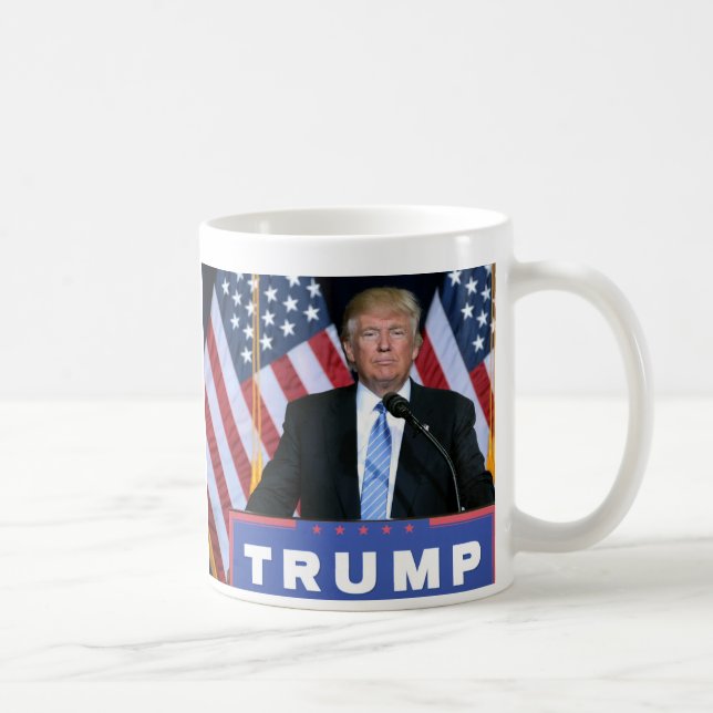 Präsident Donald Trump Kaffeetasse (Rechts)