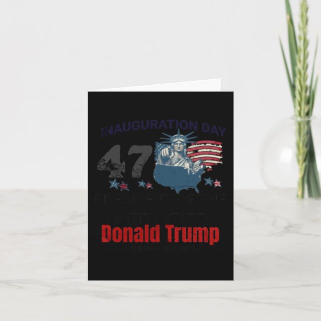 Präsident Donald Trump Karte (Vorderseite)