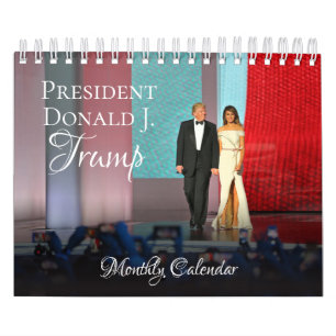 Präsident Donald Trump Kleiner Kalender Monatlich