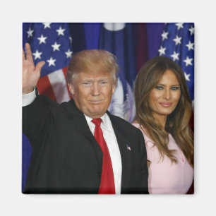 PRÄSIDENT DONALD TRUMP & MELANIA-2 MAGNET