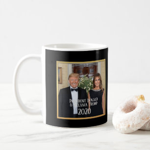 Präsident Donald Trump & Melania Elegant 2020 Kaffeetasse