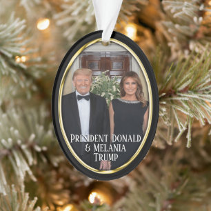 Präsident Donald Trump & Melania Weihnachten Ornament