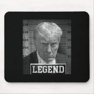 Präsident Donald Trump Mugshot 2024 Nicht schuldig Mousepad