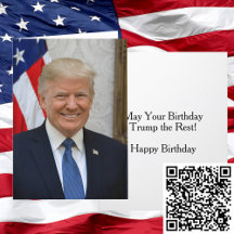 Präsident Donald Trump Offiziell Portrait Birthday