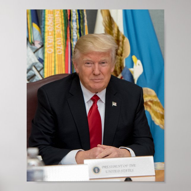 Präsident Donald Trump Poster (Vorne)