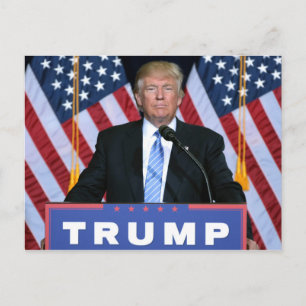 Präsident Donald Trump Postkarte