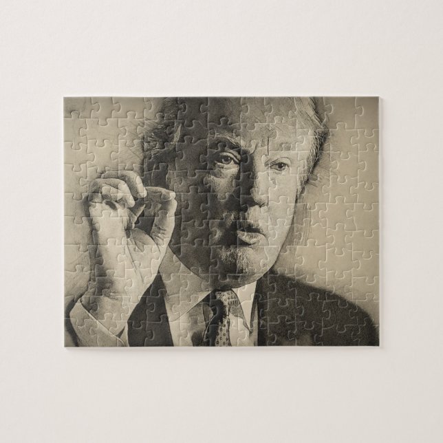 Präsident Donald Trump Puzzle (Horizontal)