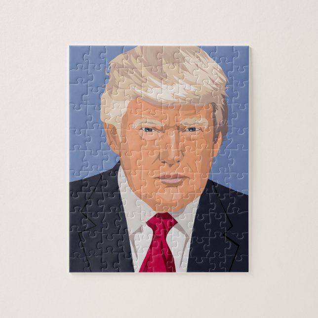 Präsident Donald Trump Puzzle (Vertikal)