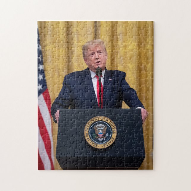 Präsident Donald Trump Puzzle (Vertikal)