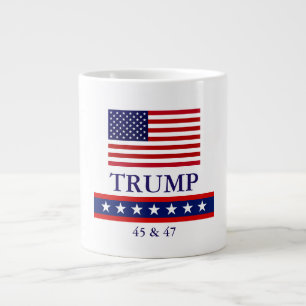 PRÄSIDENT DONALD TRUMP RIESEN-KOFFEE-TASSE Jumbo-Tasse
