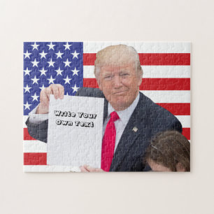 Präsident Donald Trump - Schreiben Sie Ihren eigen Puzzle