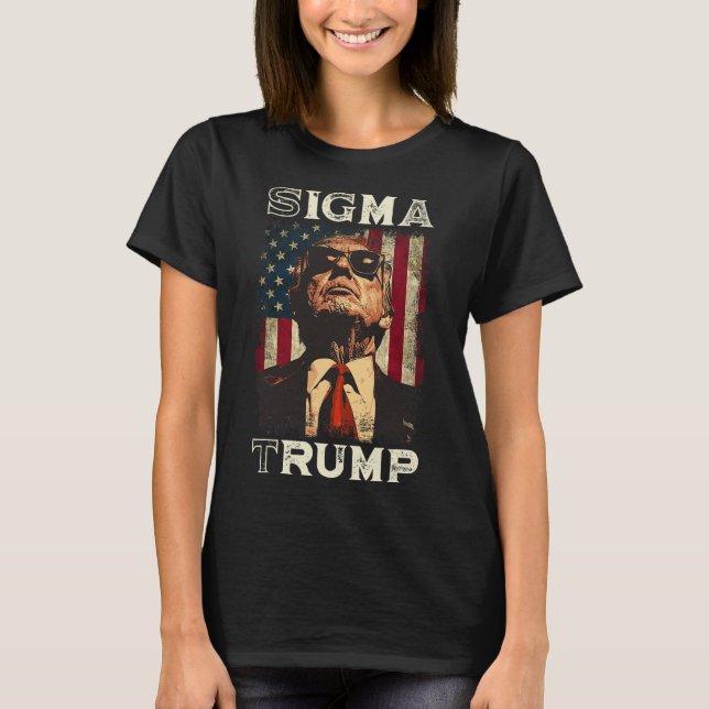 Präsident Donald Trump - Sigma Trump T-Shirt (Vorderseite)