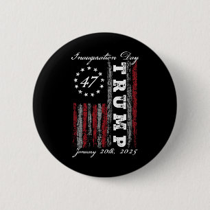 Präsident Donald Trump Tag der Amtseinführung 2025 Button