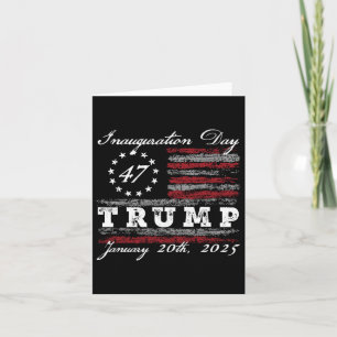 Präsident Donald Trump Tag der Amtseinführung 2025 Karte