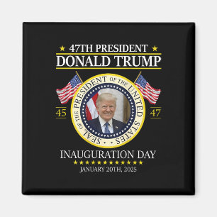 Präsident Donald Trump Tag der Amtseinführung 2025 Magnet