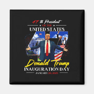 Präsident Donald Trump Tag der Amtseinführung 2025 Magnet