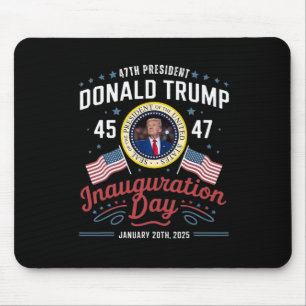 Präsident Donald Trump Tag der Amtseinführung 2025 Mousepad
