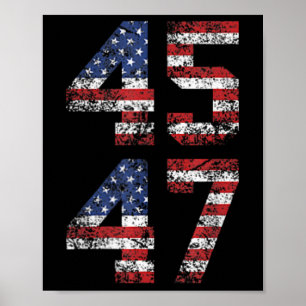 Präsident Donald Trump Tag der Amtseinführung 2025 Poster