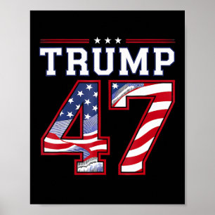Präsident Donald Trump Tag der Amtseinführung 2025 Poster