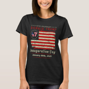 Präsident Donald Trump Tag der Amtseinführung 2025 T-Shirt