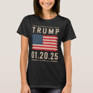 Präsident Donald Trump Tag der Amtseinführung 2025 T-Shirt