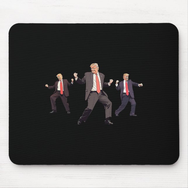 Präsident Donald Trump tanzt über ihn Mousepad (Vorne)