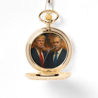 Präsident Donald Trump und Netanjahu Watch Armbanduhr