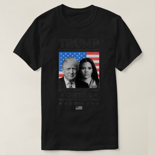 Präsident Donald Trump und Vizepräsident Candace  T-Shirt (Design vorne)