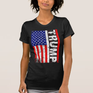 PRÄSIDENT Donald Trump Vintage Flagge der USA T-Shirt