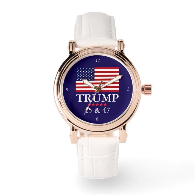 PRÄSIDENT DONALD TRUMP WATCH ARMBANDUHR (Vorderseite)