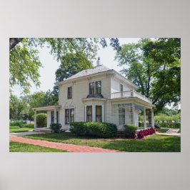 Präsident Eisenhower Boyhood Zuhause, Abilene, Kan Poster
