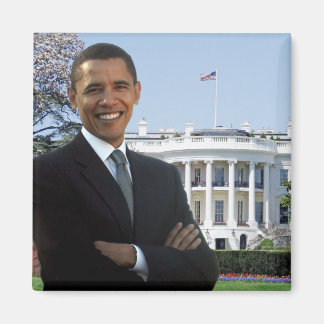Präsident Elect Obama - Square Magnet