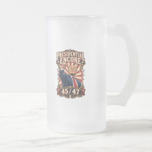 Präsident Encore 45/47 zweiseitig Mattglas Bierglas