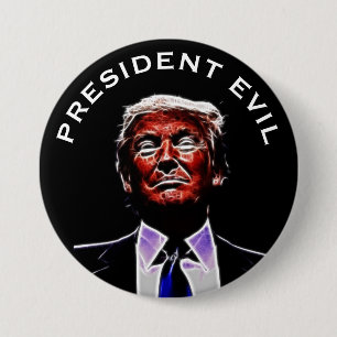 "Präsident Evil" mit Trumpenstein Bild Button