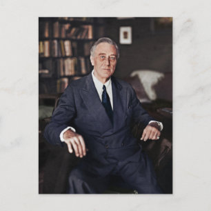 Präsident Franklin D. Roosevelt Postkarte