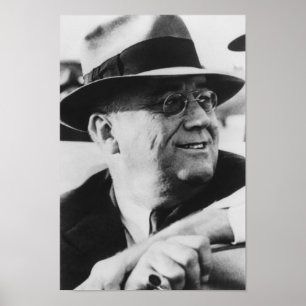 Präsident Franklin Roosevelt Poster