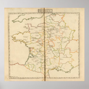 Präsident Frankreichs Poster