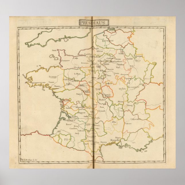 Präsident Frankreichs Poster (Vorne)