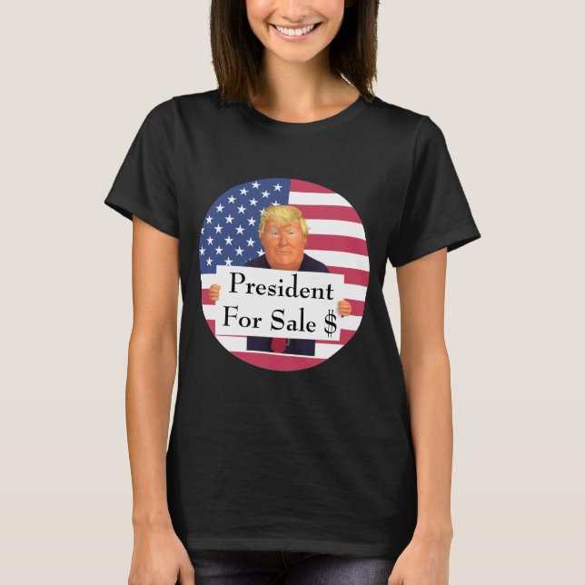 Präsident für Verkauf T - Shirt (Vorderseite)