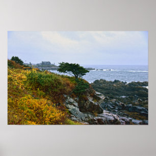 Präsident G.H.B Bush Zuhause, Kennebunkport, Maine Poster