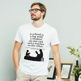 Präsident Garfield Classical Homeschooling Zitat  T-Shirt