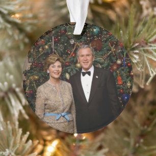 Präsident George Bush, Laura Christmas White House Ornament